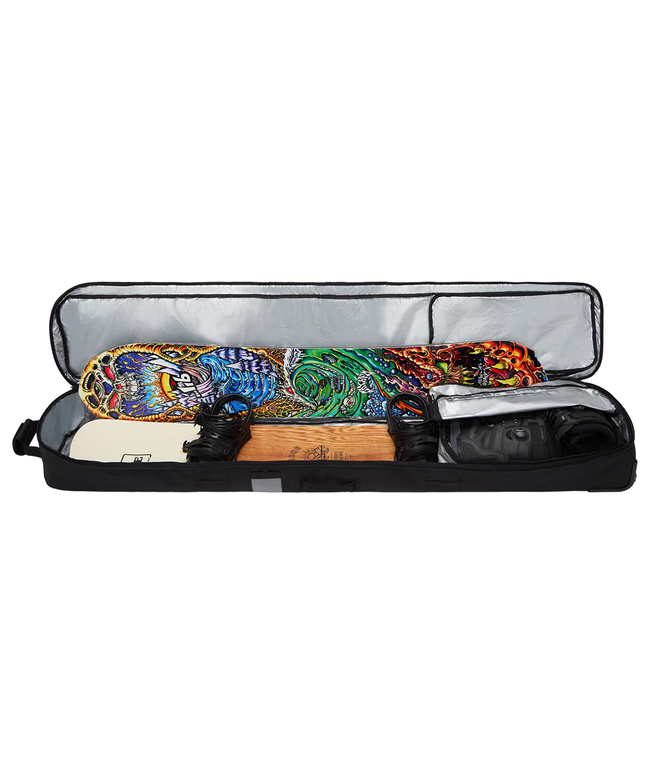 DAKINE スノーボードキャリーケース LOW ROLLER 157cm対応 Amazon.com: Dakine Low Roller 157cm Wheeled Snowboard Bag, Fits 2